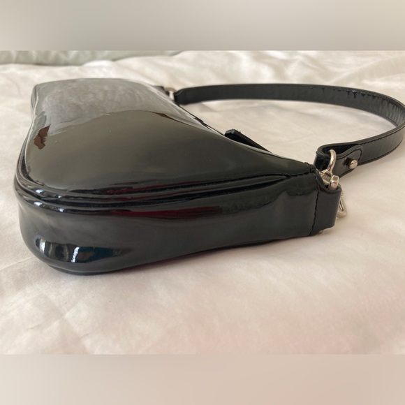 Rachel Black Patent Leather Handbag - Picture 10 of 14